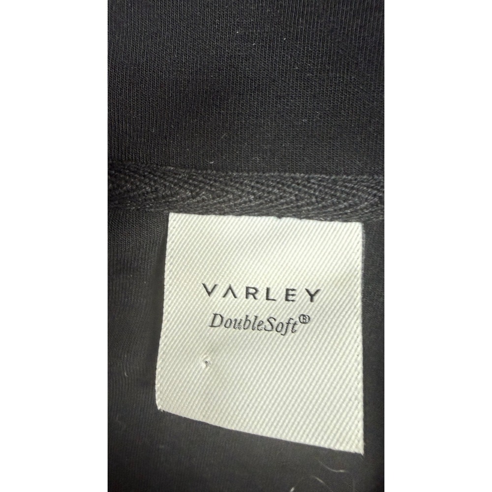 Varley Annika Playsuit Romper Black DoubleSoft Half Zip Long Sleeve XS - Picture 3 of 8